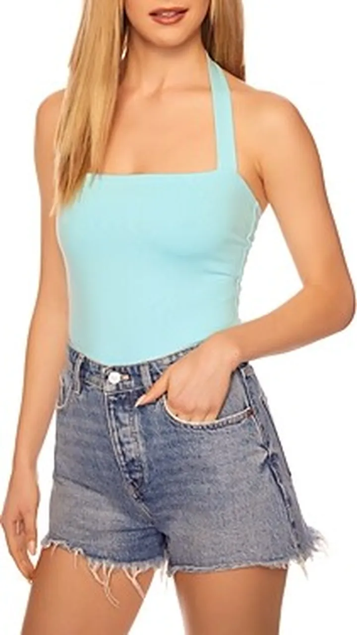 Susana Monaco Square Neck Halter Top