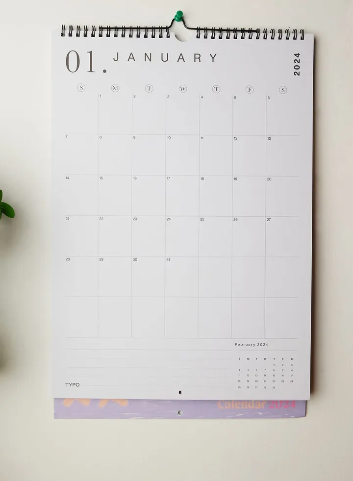 2024 A3 Art Series Calendar
