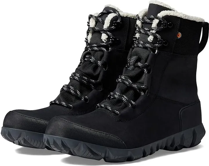 Bogs Arcata Urban Leather Tall (Black) Women's Boots