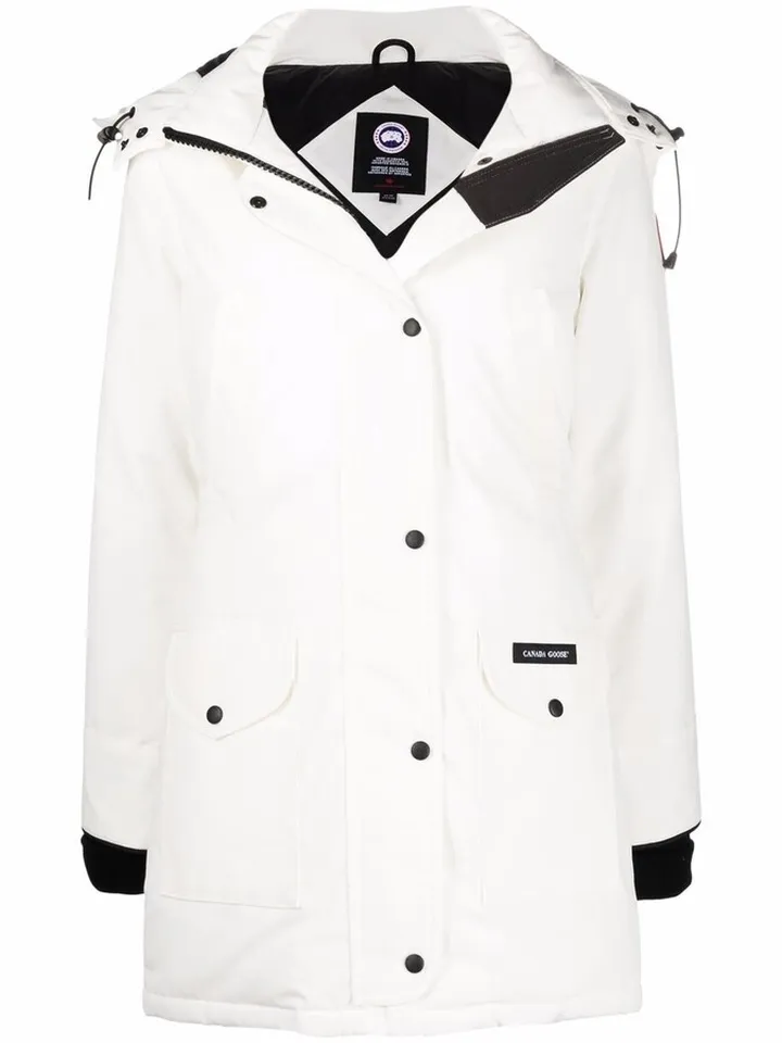 Logo-Patch Padded Coat