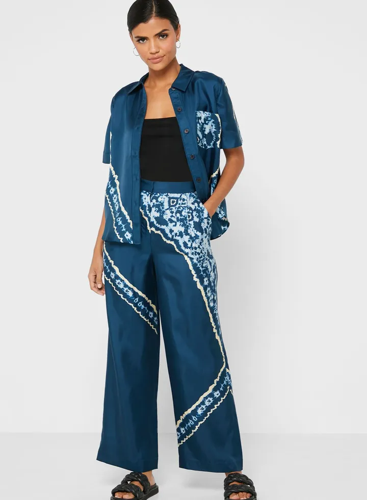 Tie Dye Straight Pants