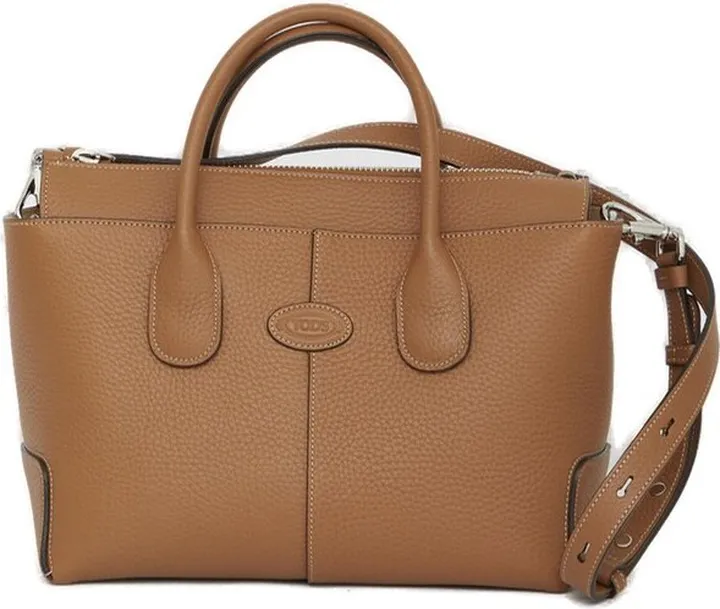 Tod's Logo Debossed Tote Bag