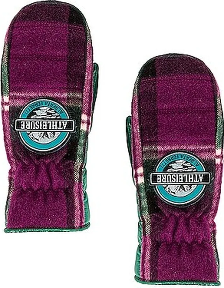 ALBERTA FERRETTI Athleisure Mittens in Purple
