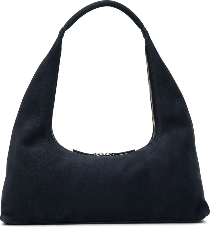 Marge Sherwood Navy Large Nubuck Bag