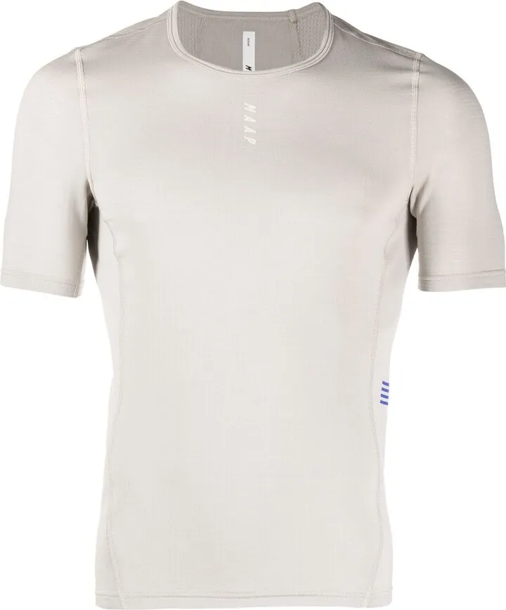 Grey Thermal Base Compression T-Shirt