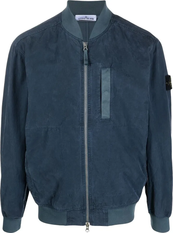 Logo-Patch Bomber Jacket