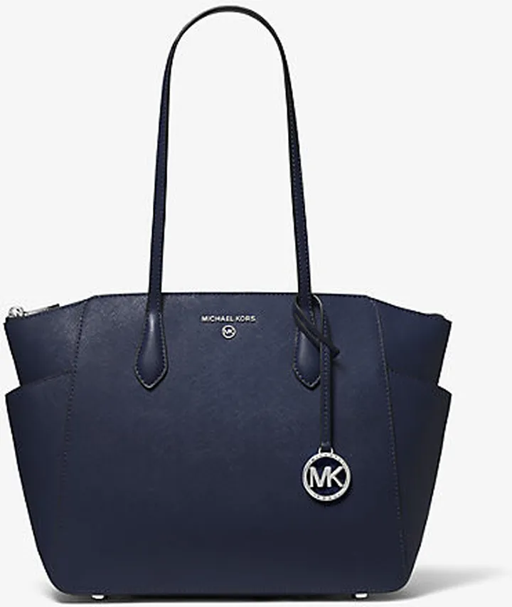 Marilyn Medium Saffiano Leather Tote Bag