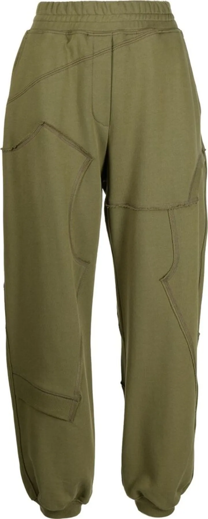 Panelled Cotton Track Pants
