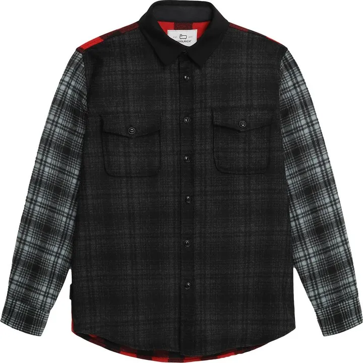 Alaska Wool Blend Melton Overshirt