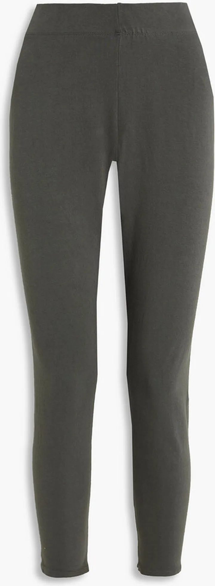 Stretch-cotton jersey leggings