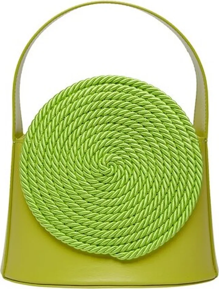 Gunther Passementerie green crossbody bag