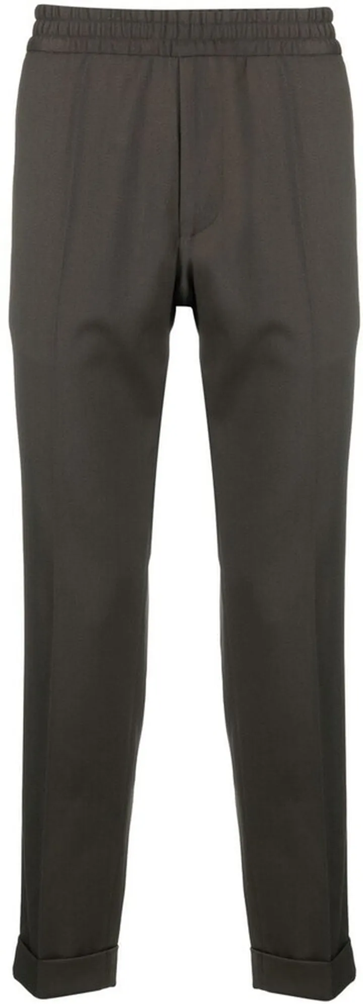 Cropped Turn-Up Trousers