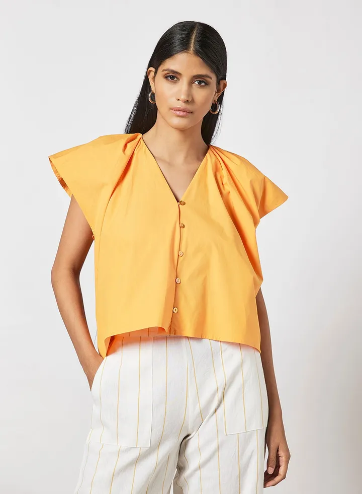 V-Neck Crop Top