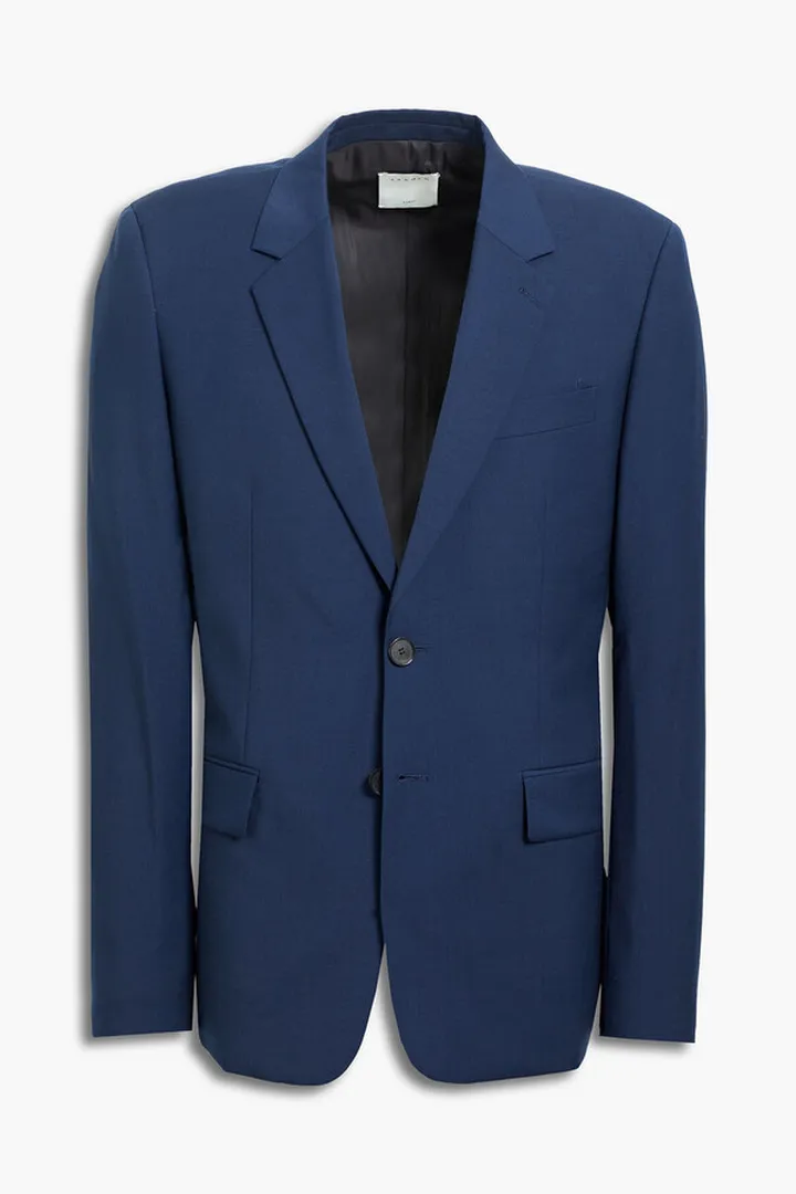 Wool and mohair-blend blazer