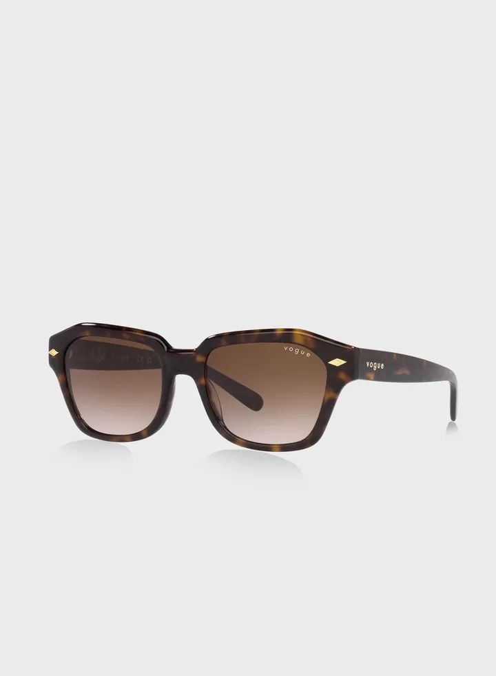 0Vo5444S Wayfarer Sunglasses -Hailey Bieber x Vogue Eyewear