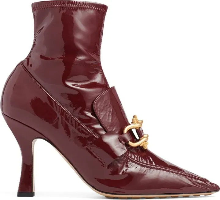 Bottega Veneta Leather Madame Ankle Boots 90
