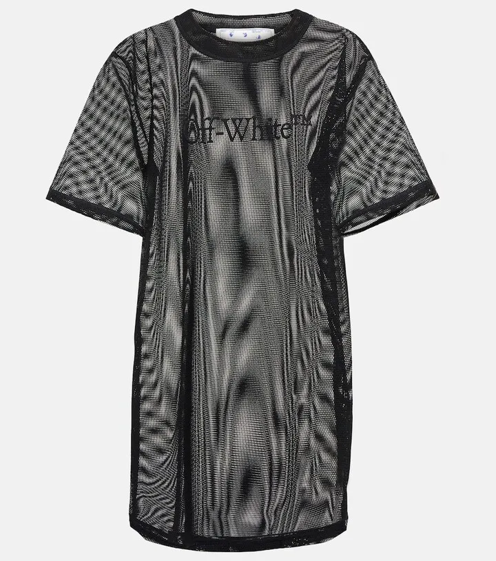 Sheer T-shirt dress