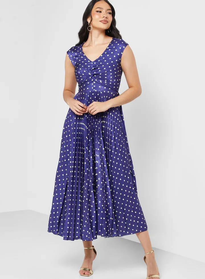 Printed Tiered Dress