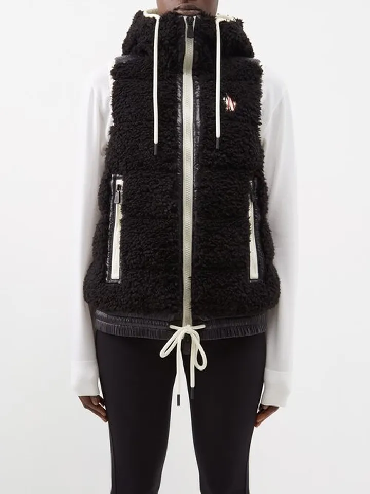 Teddy Hooded Fleece Gilet