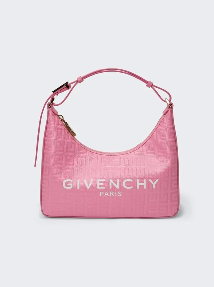 Small Moon Cut Out Bag Bright Pink