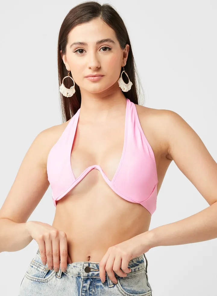Underwired Halterneck Bikini Top