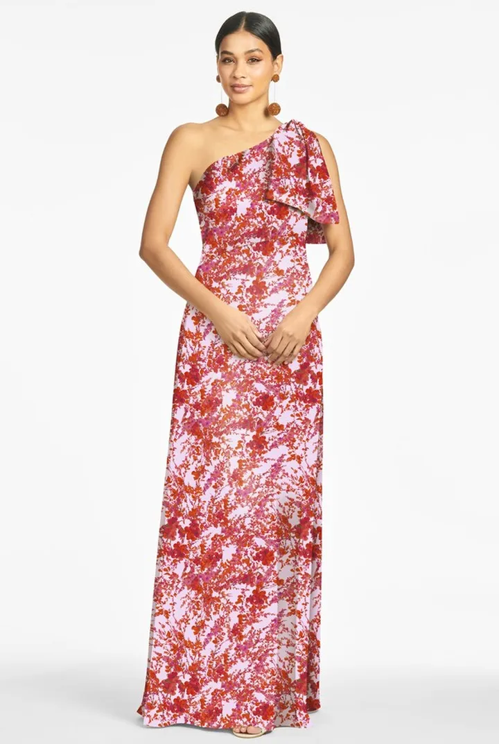 Chelsea Gown - Amaranths Spray