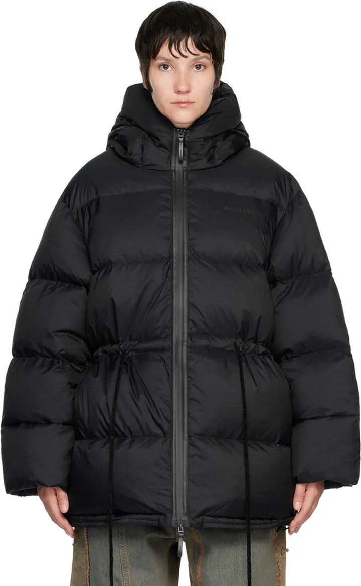 Acne Studios Black Puffer Down Jacket