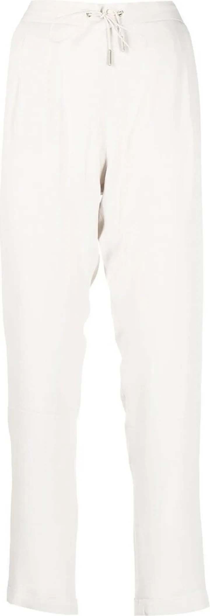 High-Waisted Cropped Trousers