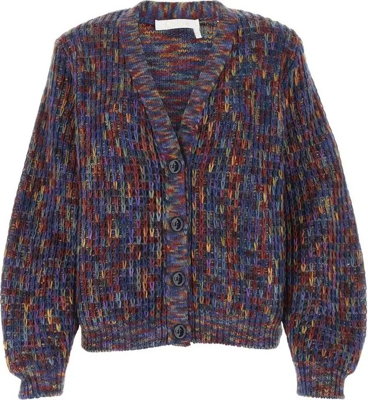 Chloé V-Neck Knit Cardigan