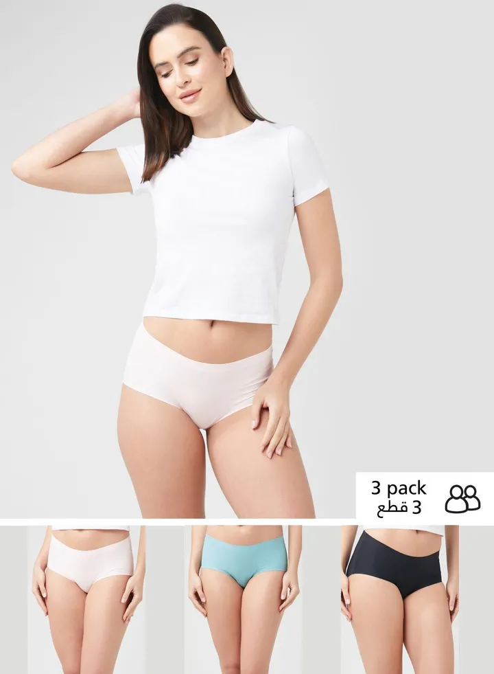 3 Pack Highwaisted Seamless Brief