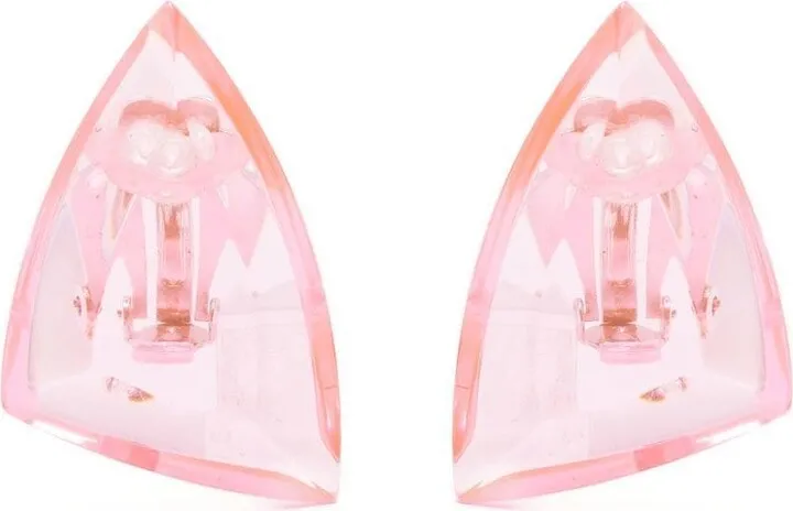 Wikka translucent clip-on earrings