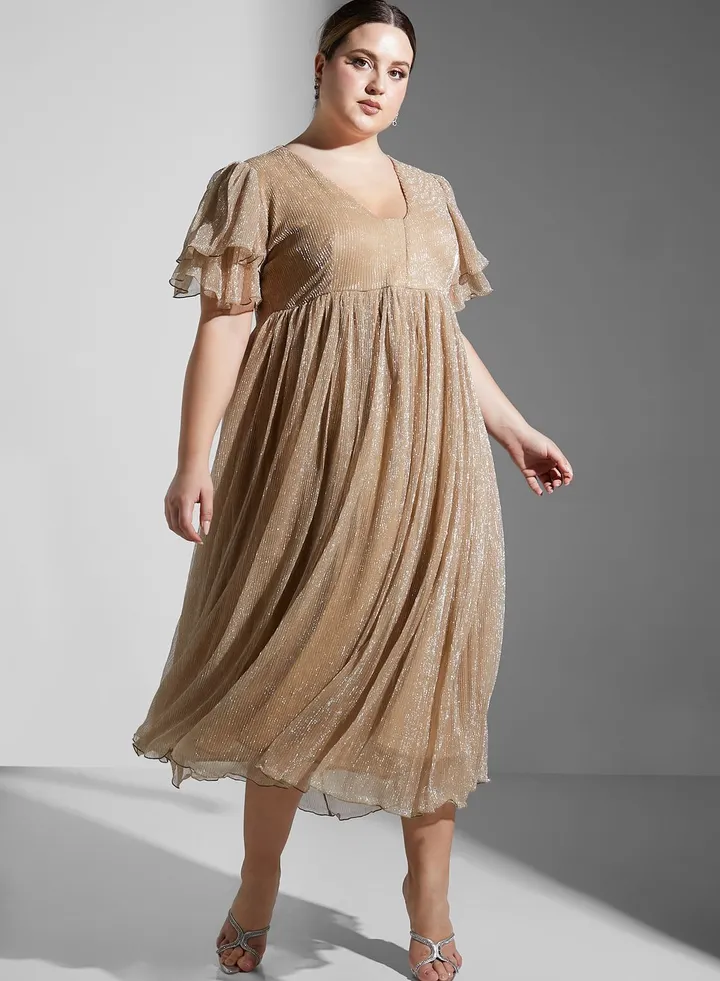 Shimmer A-Line Dress