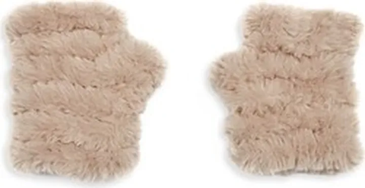 Jocelyn Mandy Faux Fur Fingerless Mittens