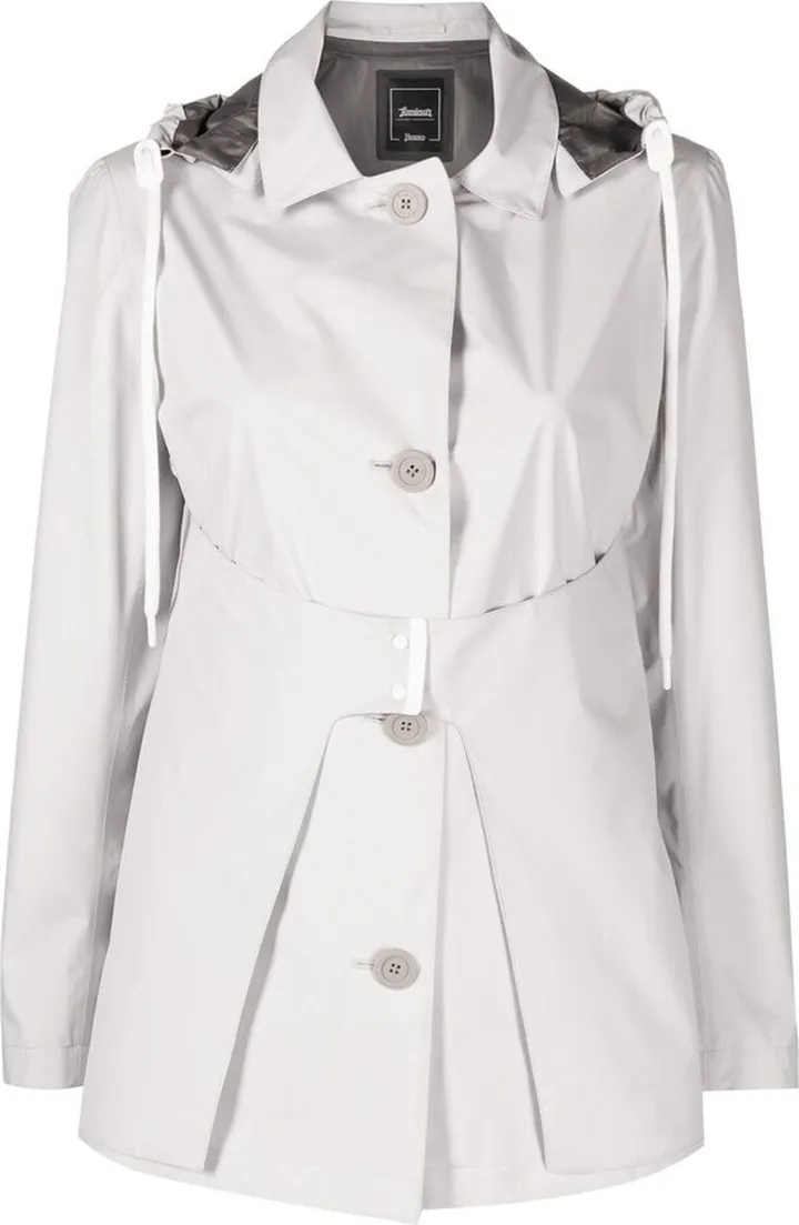 Hooded Layered Jacket