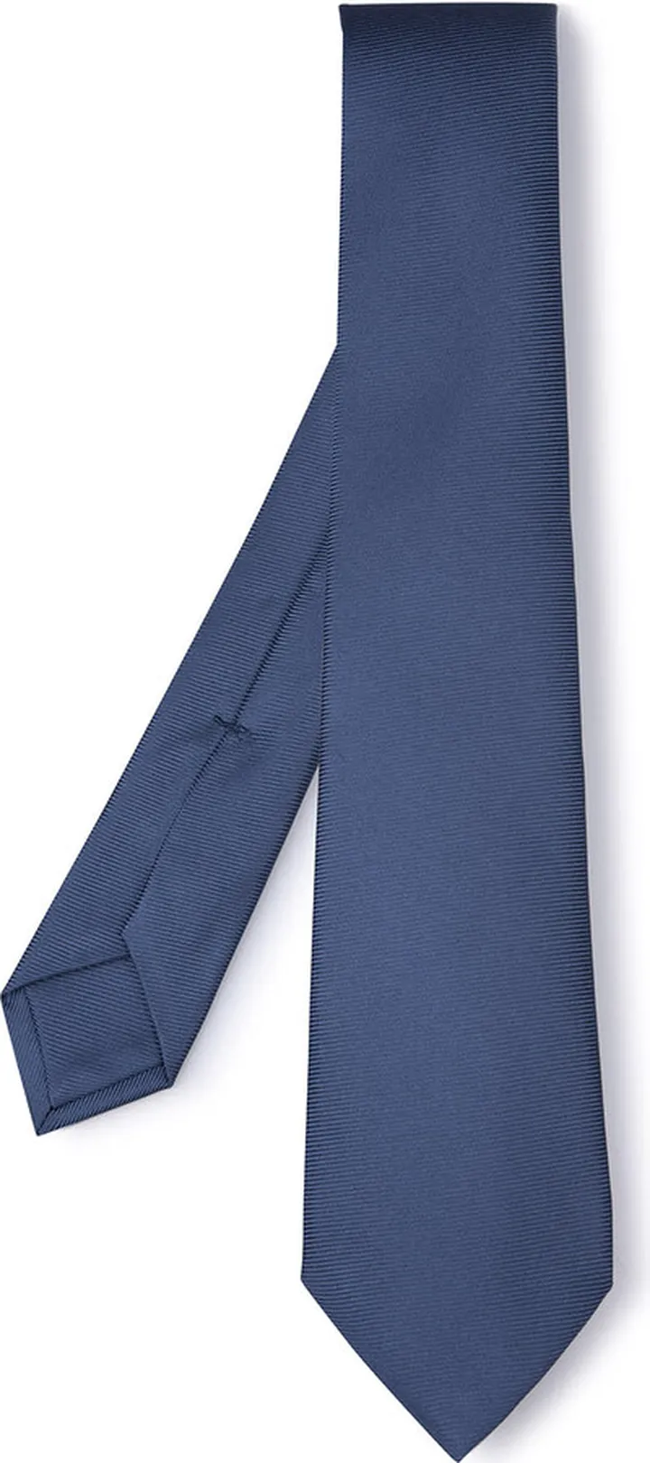 Men's Tie In Dark Blue Silk