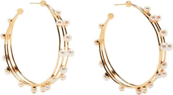 Shanti baroque-pearl earrings