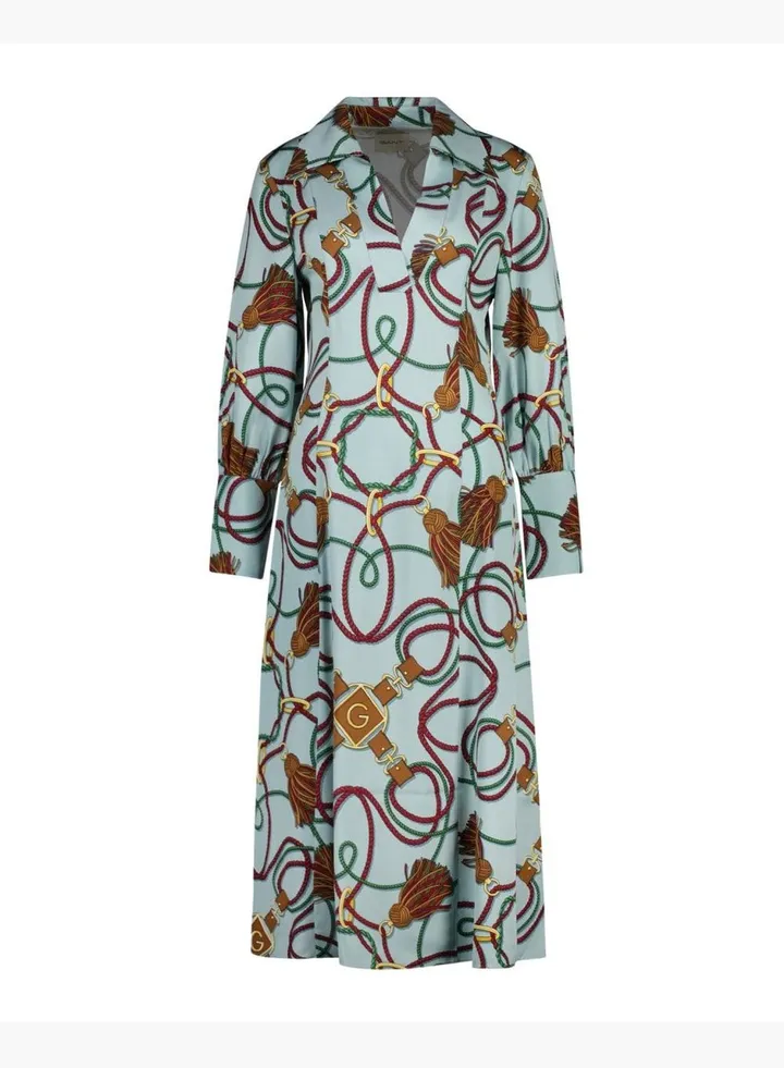 Rope Print Dress