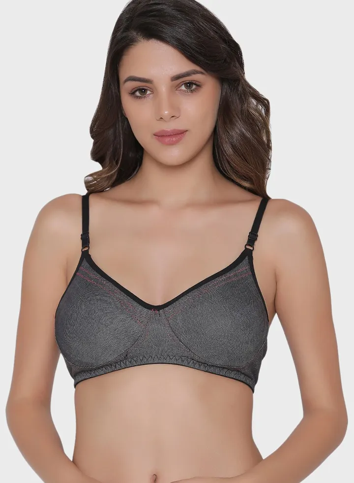 Printed T-Shirt Bra