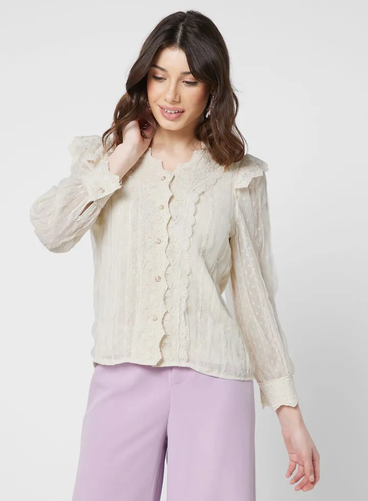 Lace Detail Shirt