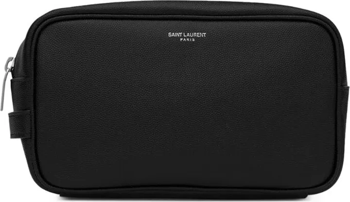 Saint Laurent Leather Wash Bag