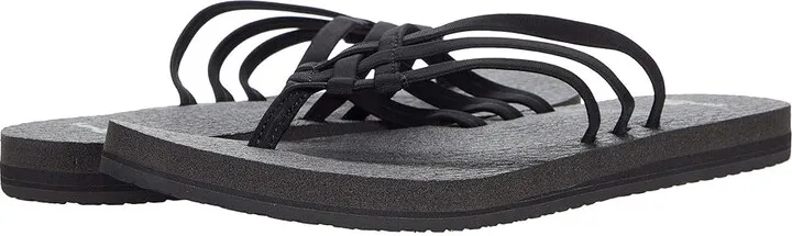 Sanuk Yoga Sandy (Black) Women's Shoes