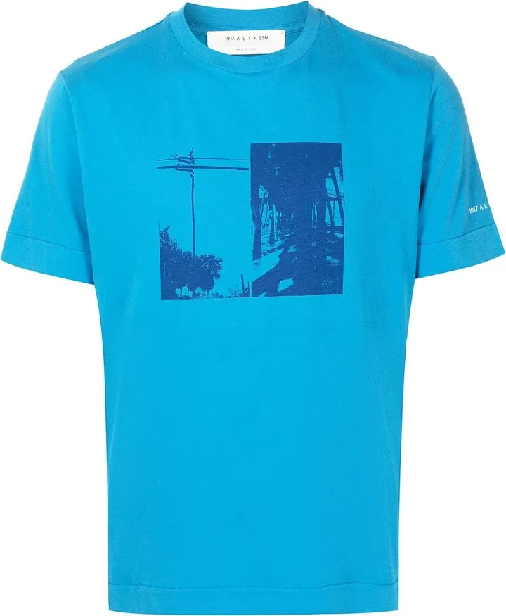 photograph-print cotton T-shirt