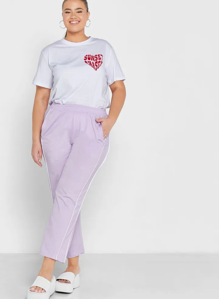 Contrast Joggers