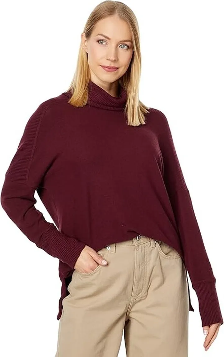 Michael Stars Bea Turtleneck Top (Auburn) Women's Clothing