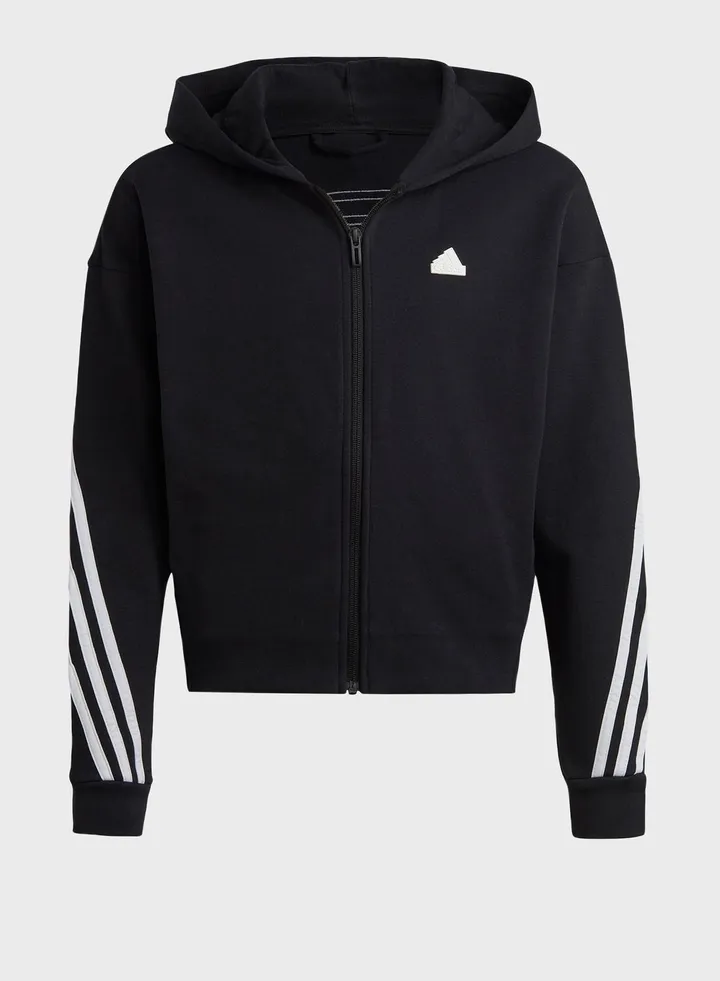 Kids 3 Stripe Future Icon Hoodie