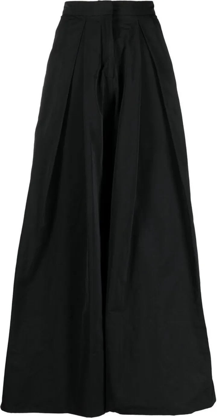High-Waist Wide-Leg Trousers