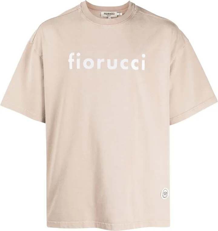embroidered-logo organic cotton T-shirt