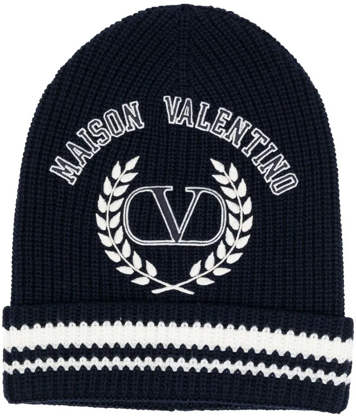 embroidered VLogo beanie