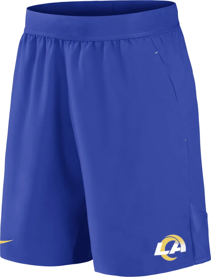 Nike Men's Dri-FIT Stretch (NFL Los Angeles Rams) Shorts in Blue