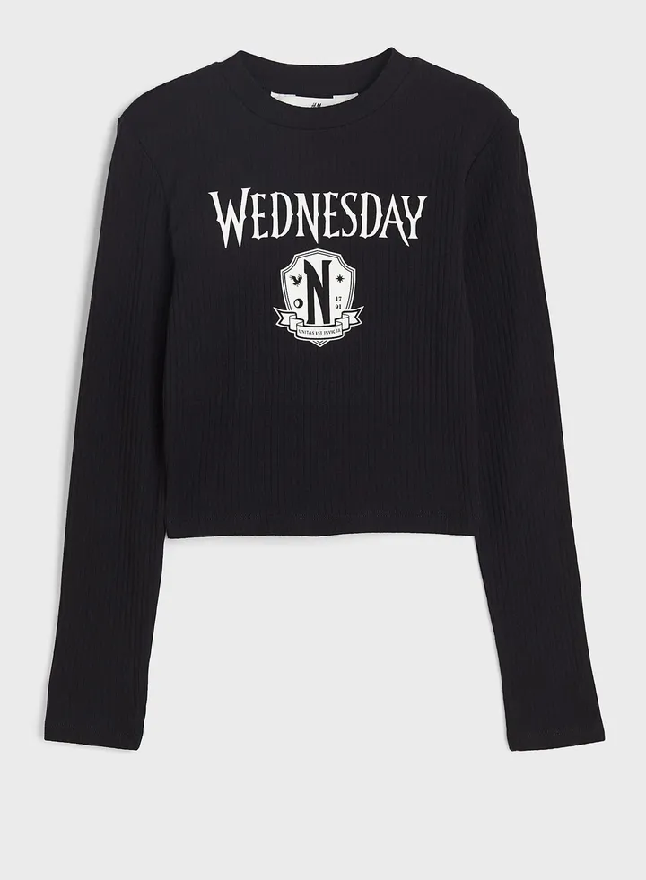 Kids Text Print Top